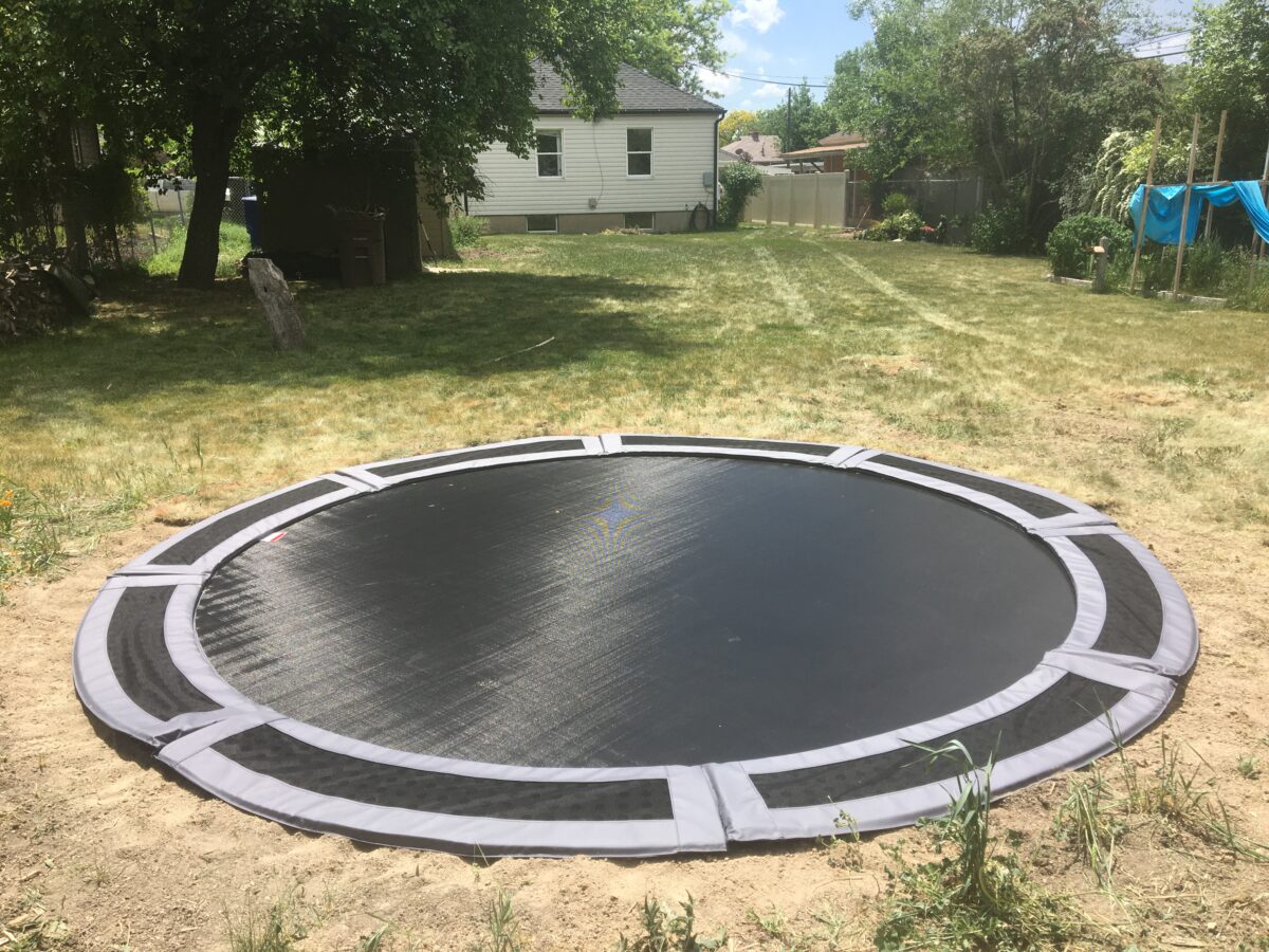 In Ground Trampoline Retaining Wall Information